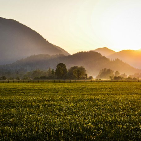 Sonnenuntergang Bayrischzell, © Florian Liebenstein