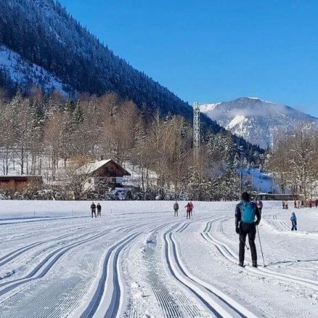 Einstieg Langlaufloipe wenige Minuten vom Haus entfernt, © im-web.de/ Kur- und Tourist-Info Bayrischzell