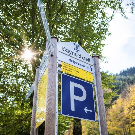 Parkplätze Bayrischzell, © Dietmar Denger