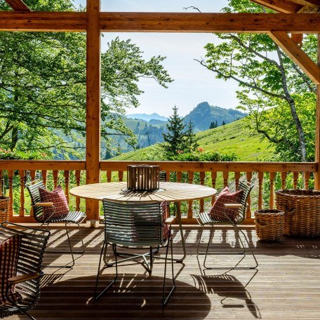 Br&ouml;sel Alm am Berghotel Sudelfeld - Lounge in der ersten Etage der Br&ouml;sel Alm, &copy; Berghotel Sudelfeld